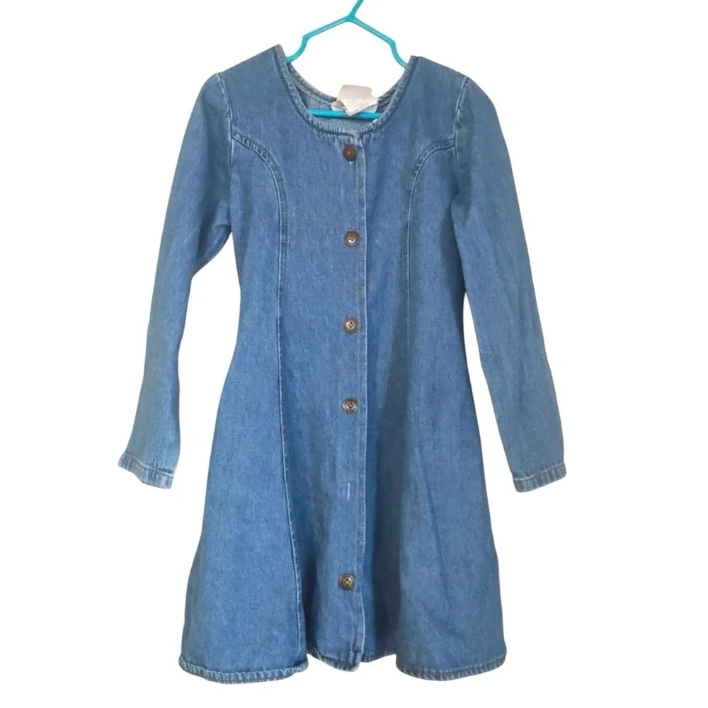 Vintage Sz 6‎ New Moves Denim Dress